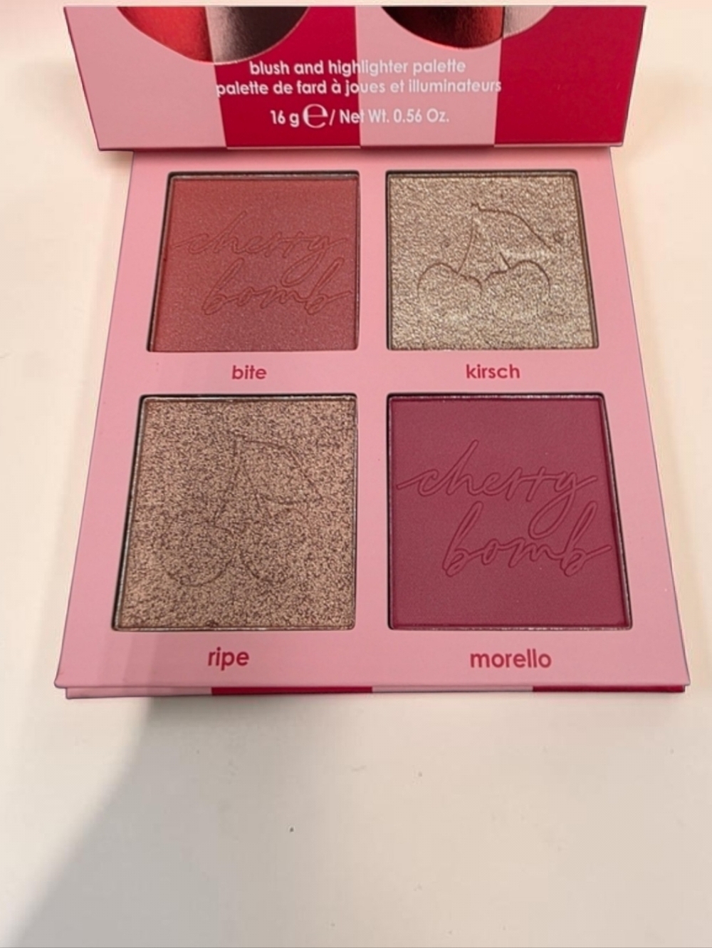 Cherry Bomb Blush & Highlighter Palette - Pink/Coral, NWT - Picture 2 of 2